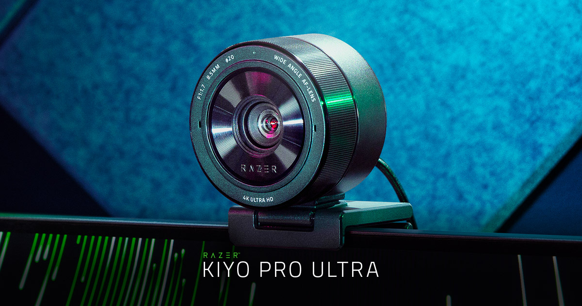 Razer Kiyo Pro Ultra یک وب‌کم برای گیمرها و علاقه‌مندان به استریم