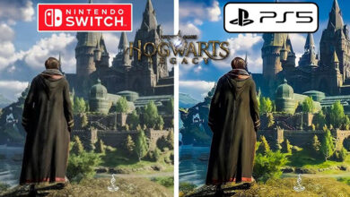 مقایسه بازی Hogwarts Legacy بر روی پلتفرم های PS5 و نینتندو سوییچ