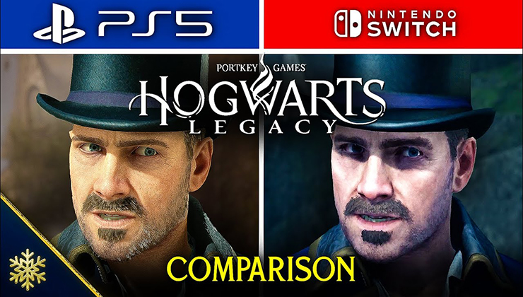 مقایسه بازی Hogwarts Legacy بر روی پلتفرم های PS5 و نینتندو سوییچ